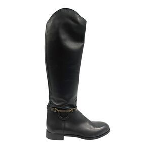 Borbonese Black Leather Women Women's Boot